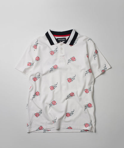 Reason Clothing Popular | Aop Rose Polo
