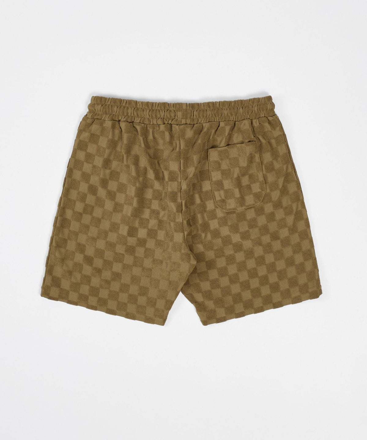 Reason Clothing Top Pick | Checkerboard Towel Shorts - Brown