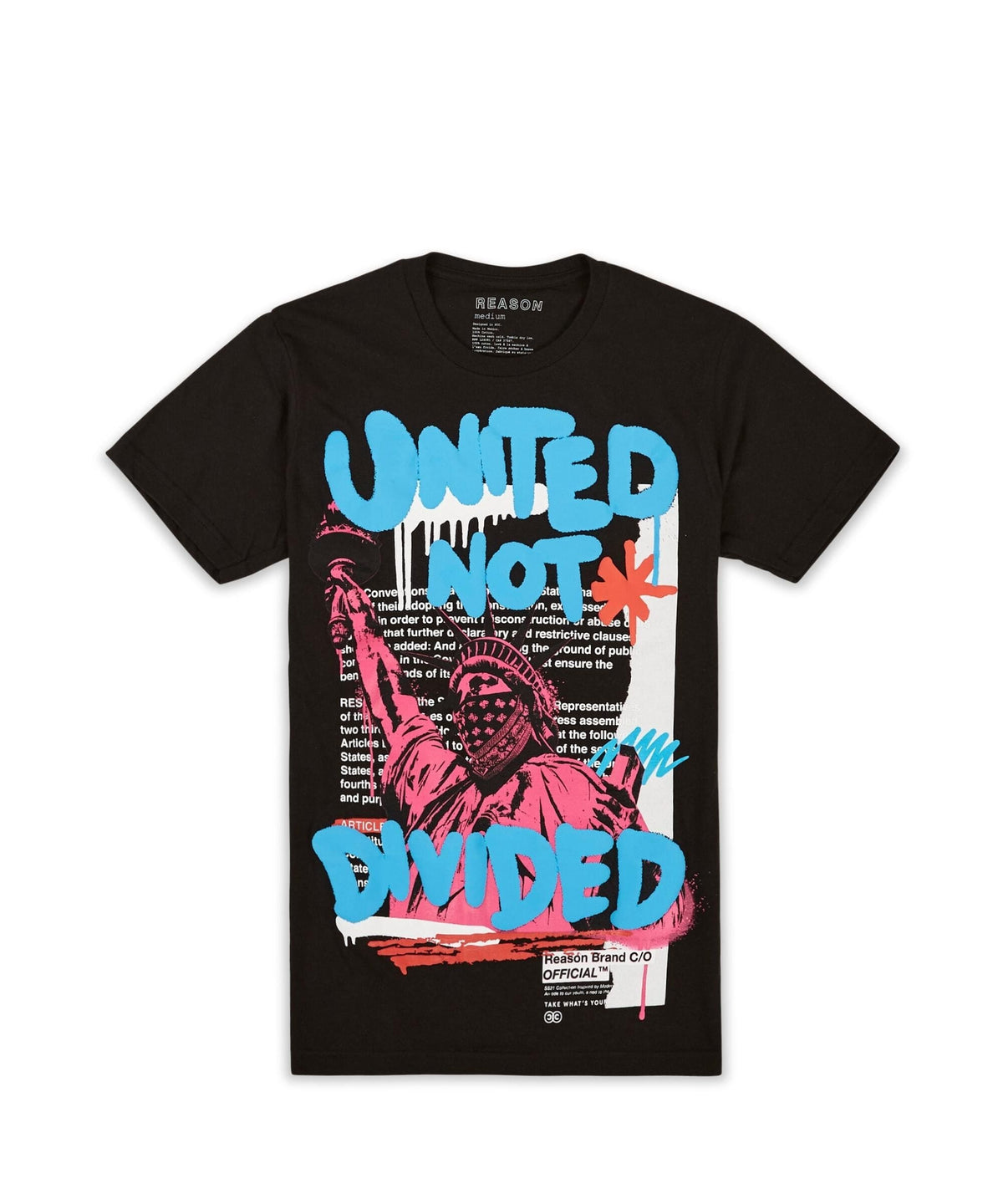 Reason Clothing Deals | Not Divided Tee - Black