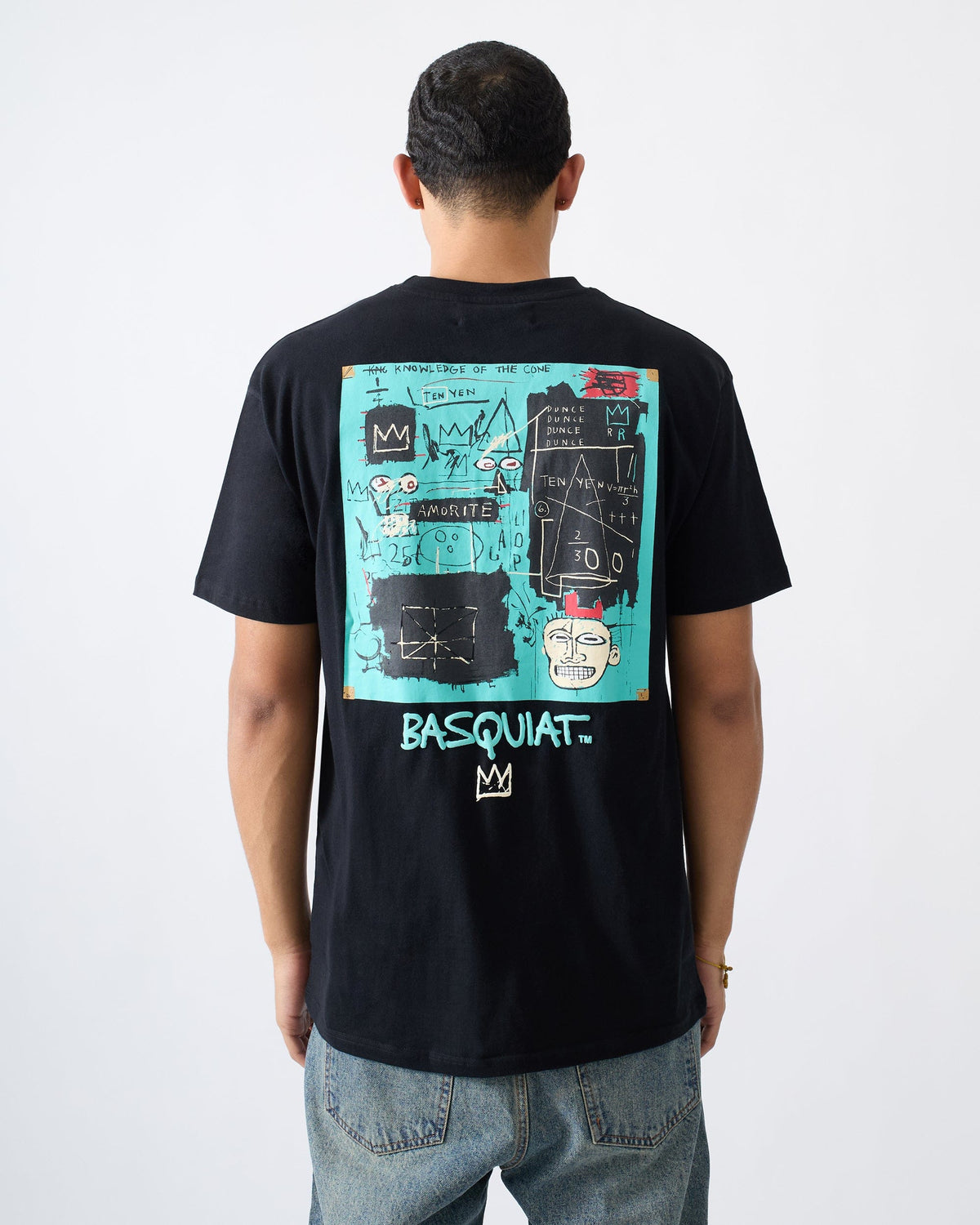 Reason Clothing Quality | Basquiat Equals Pi Short Sleeve Tee - Black