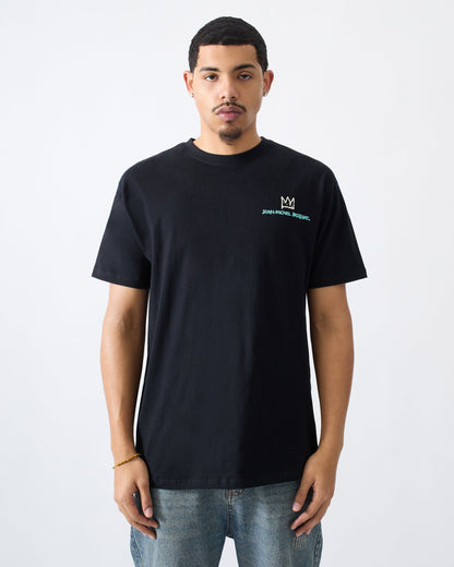 Reason Clothing Quality | Basquiat Equals Pi Short Sleeve Tee - Black