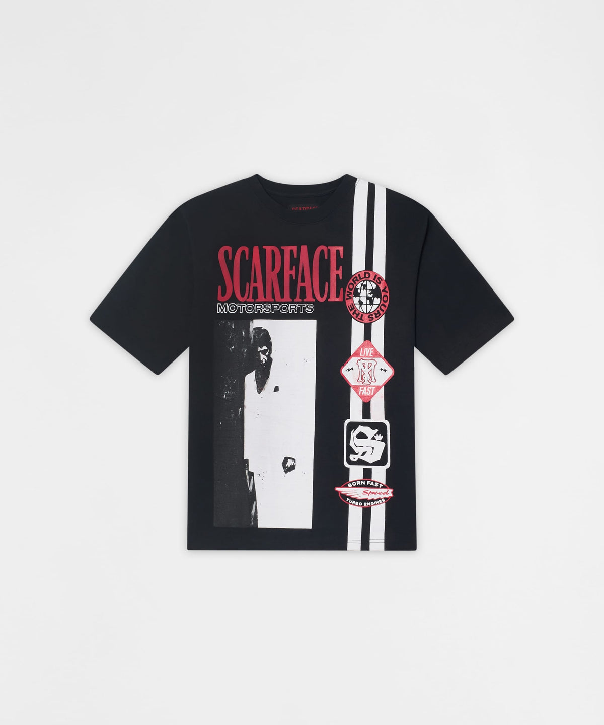 Reason Clothing Latest | Scarface Motorsports Graphic Tee - Black