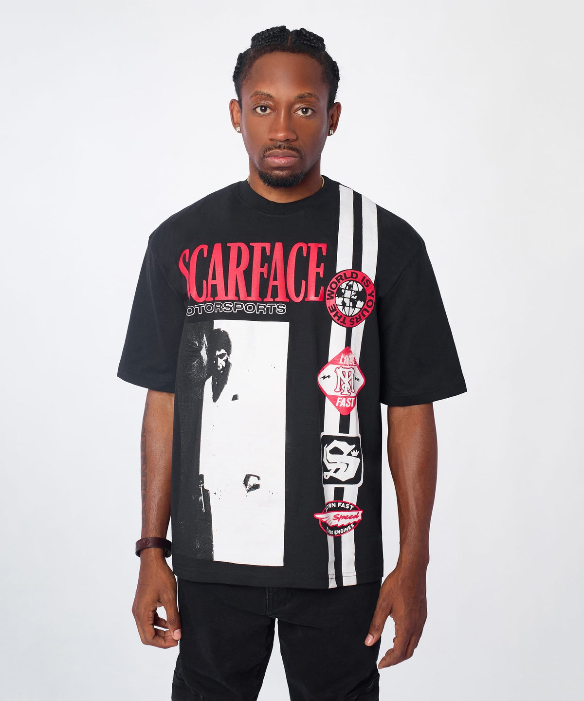 Reason Clothing Latest | Scarface Motorsports Graphic Tee - Black