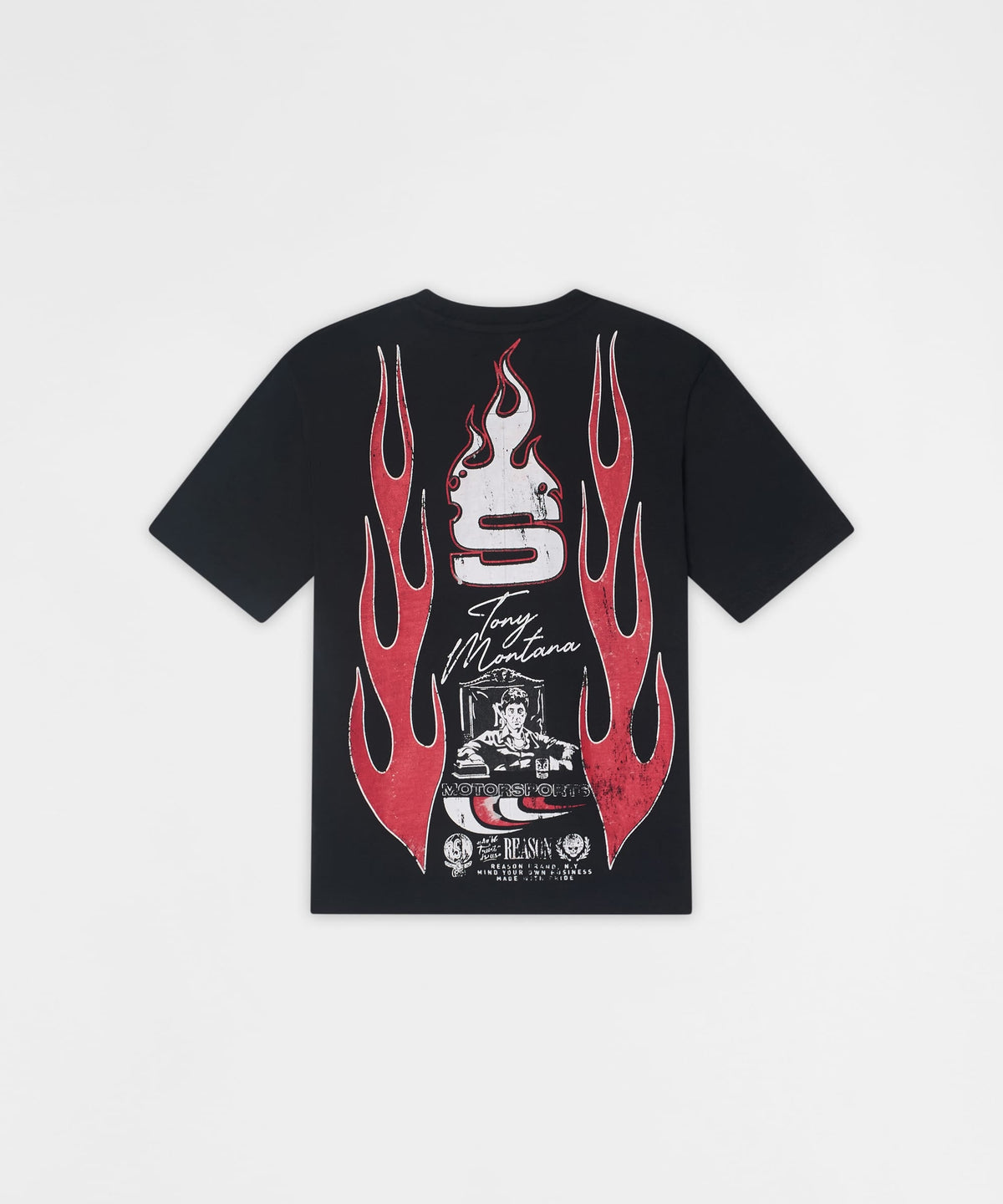 Reason Clothing Latest | Scarface Motorsports Graphic Tee - Black