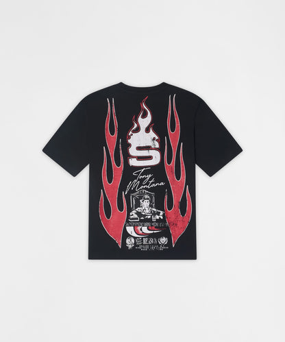 Reason Clothing Latest | Scarface Motorsports Graphic Tee - Black