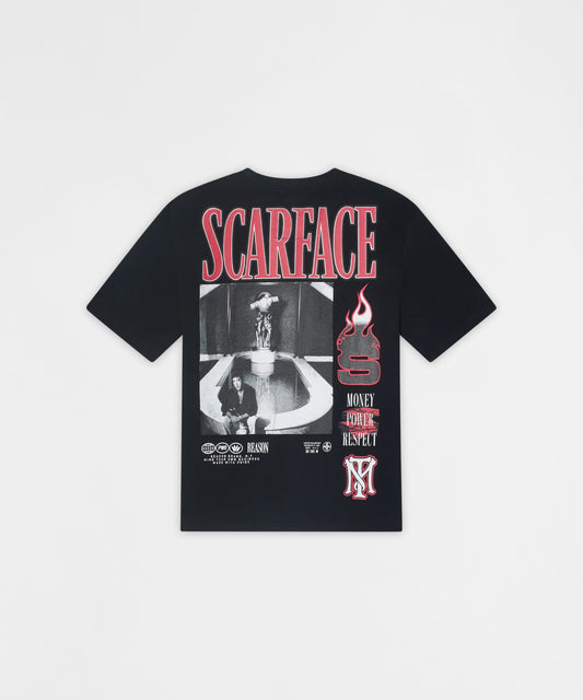 Reason Clothing Popular | Scarface Short Sleeve Tee - Black