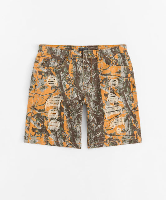 Reason Clothing Featured | Destroyed Denim Shorts
