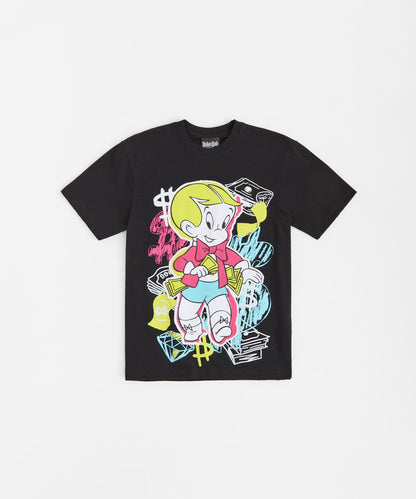 Reason Clothing Exclusive | Richie Rich Short Sleeve Tee - Black