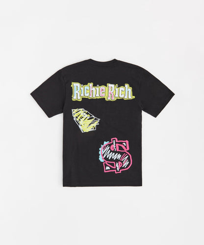 Reason Clothing Exclusive | Richie Rich Short Sleeve Tee - Black