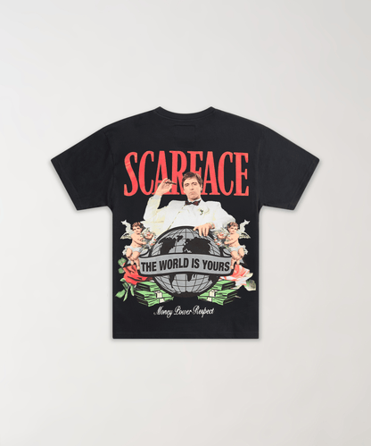 Reason Clothing Best Seller | Scarface The World Short Sleeve Tee - Black