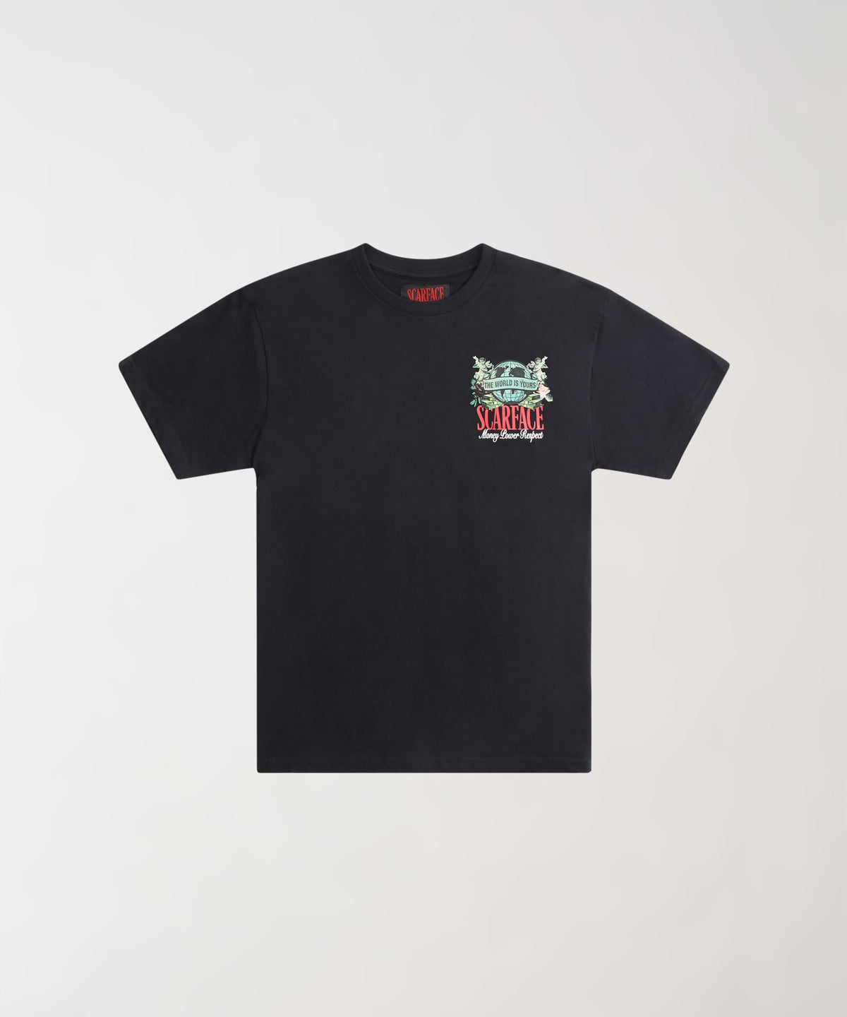 Reason Clothing Best Seller | Scarface The World Short Sleeve Tee - Black