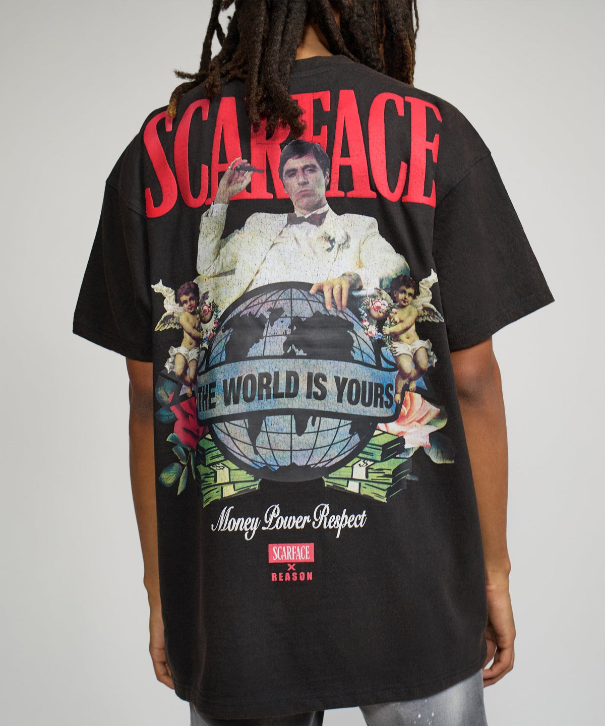 Reason Clothing Best Seller | Scarface The World Short Sleeve Tee - Black