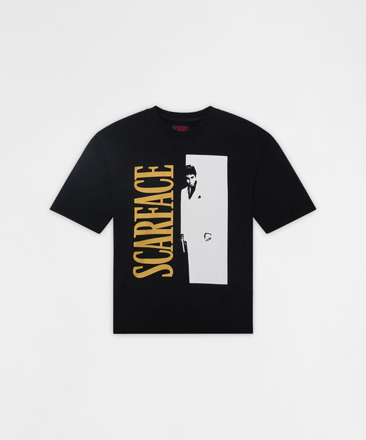 Reason Clothing Everyday | Scarface Gold Foil Short Sleeve Tee - Black