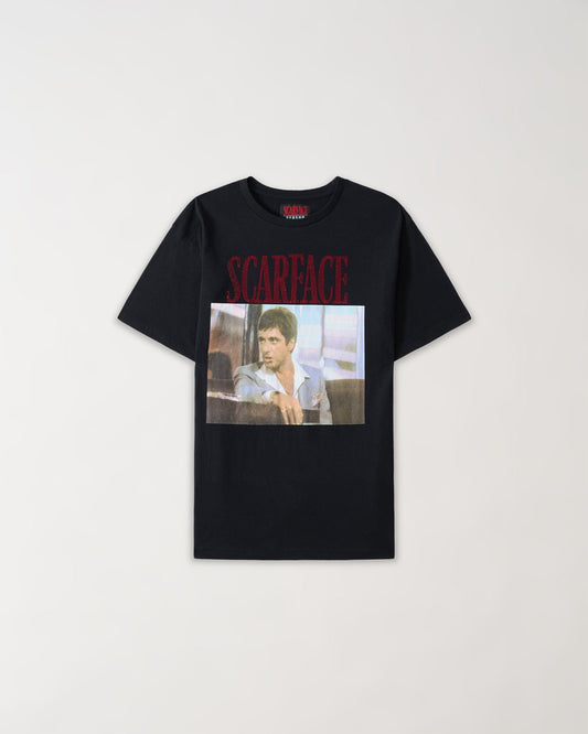 Reason Clothing Hot Sale | Scarface Rhinestone Short Sleeve Tee - Black