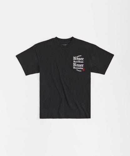 Reason Clothing Customer Favorite | Never Surrender Short Sleeve Tee - Black