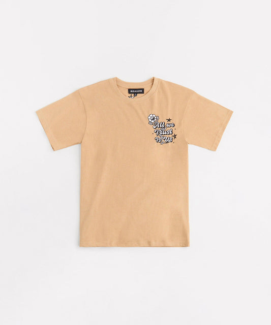 Reason Clothing Classic | Loyalty Runs Deep Short Sleeve Tee - Khaki