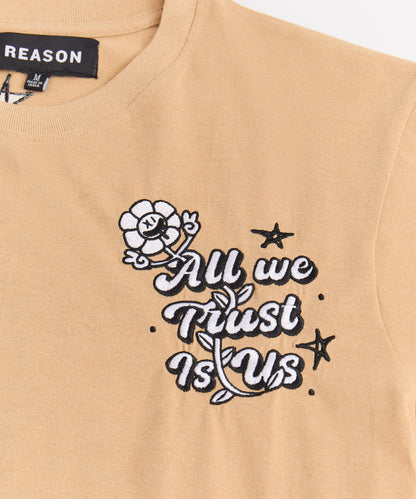 Reason Clothing Classic | Loyalty Runs Deep Short Sleeve Tee - Khaki