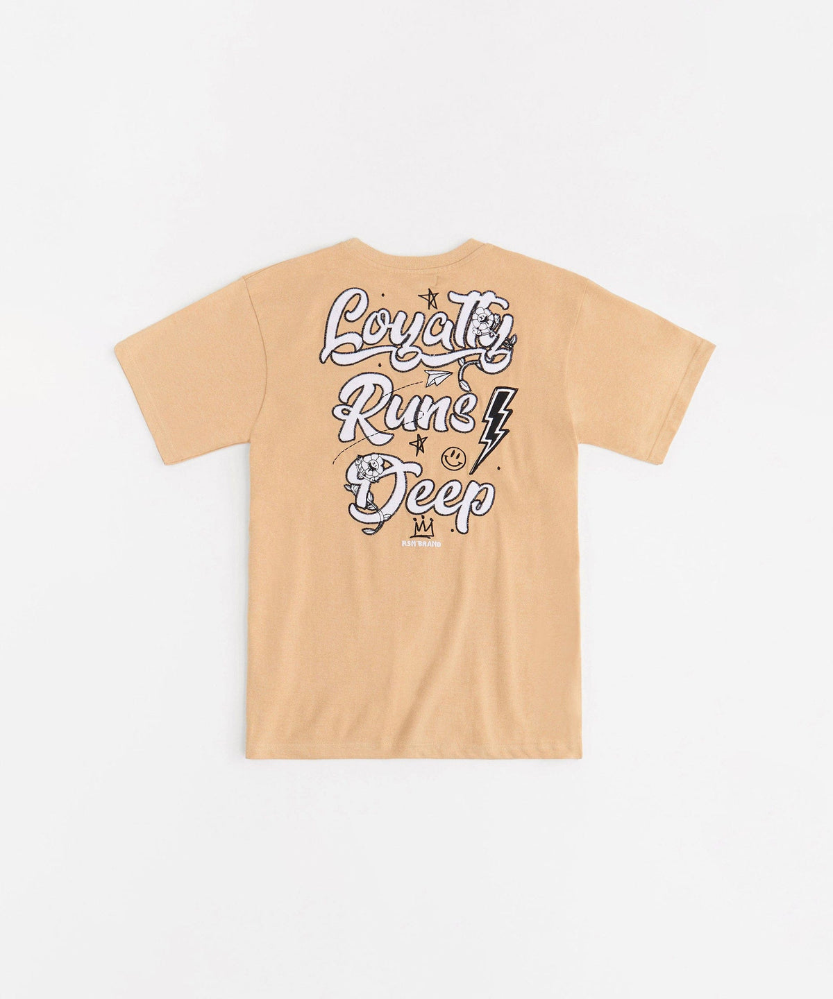 Reason Clothing Classic | Loyalty Runs Deep Short Sleeve Tee - Khaki