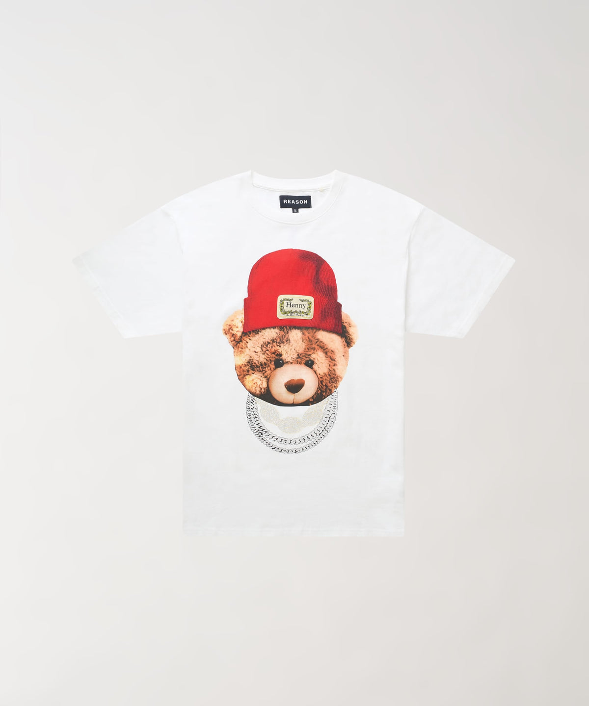 Reason Clothing Latest | Henny Rhinestone Short Sleeve Tee - White