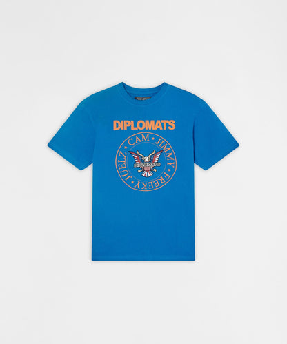 Reason Clothing Smart Buy | Dipset Crest Graphic Short Sleeve Tee - Blue