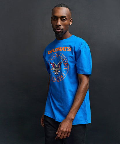 Reason Clothing Smart Buy | Dipset Crest Graphic Short Sleeve Tee - Blue