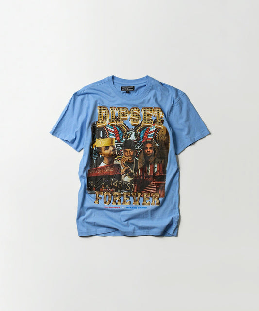 Reason Clothing Popular | Dipset Forever Graphic Short Sleeve Tee - Light Blue
