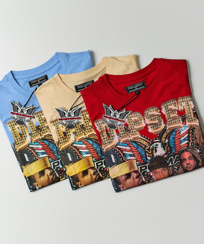 Reason Clothing Popular | Dipset Forever Graphic Short Sleeve Tee - Light Blue