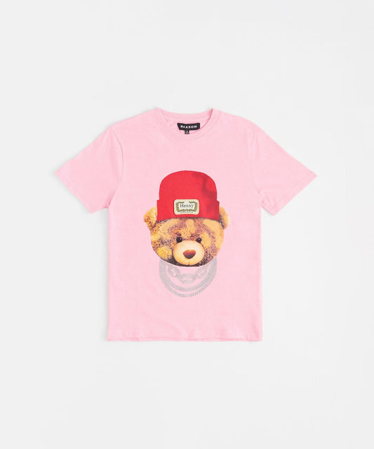Reason Clothing Sale | Rhinestone Tee - Pink
