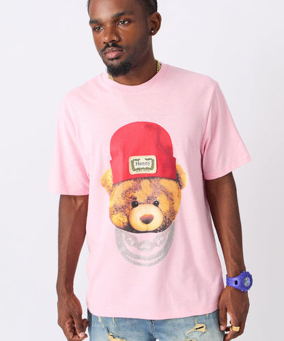Reason Clothing Sale | Rhinestone Tee - Pink