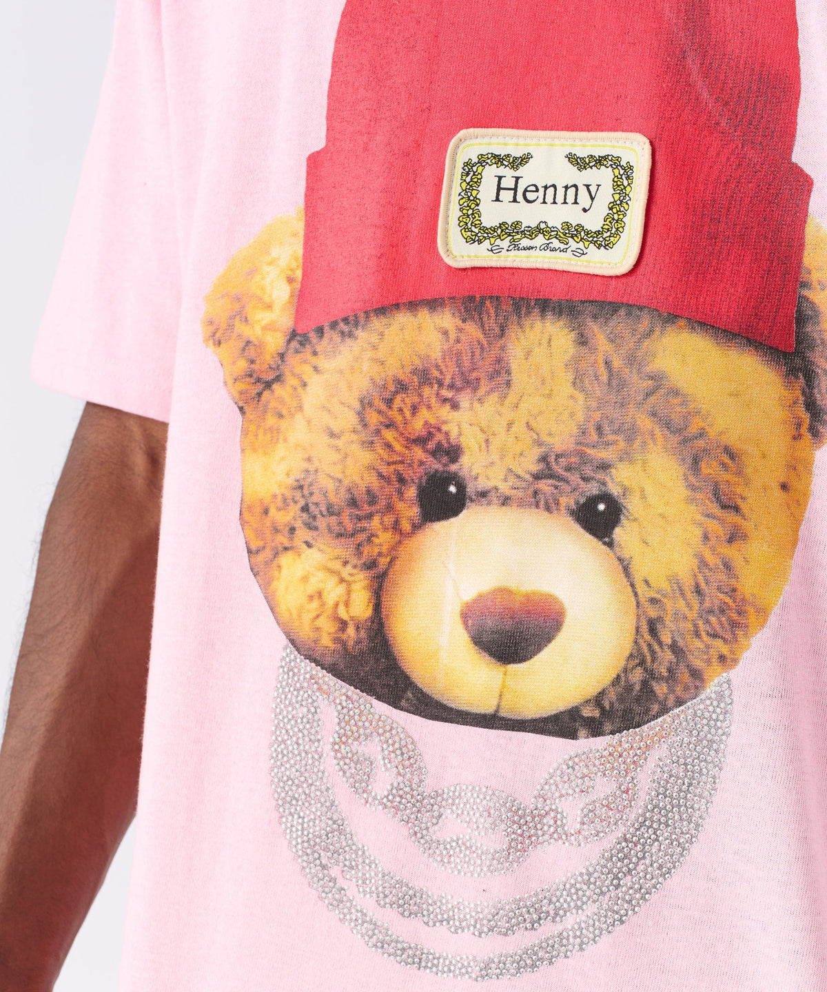 Reason Clothing Sale | Rhinestone Tee - Pink