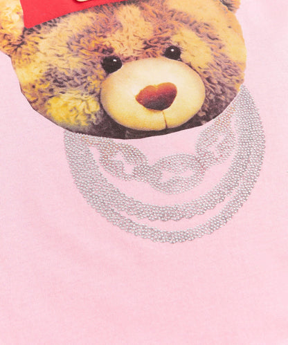 Reason Clothing Sale | Rhinestone Tee - Pink