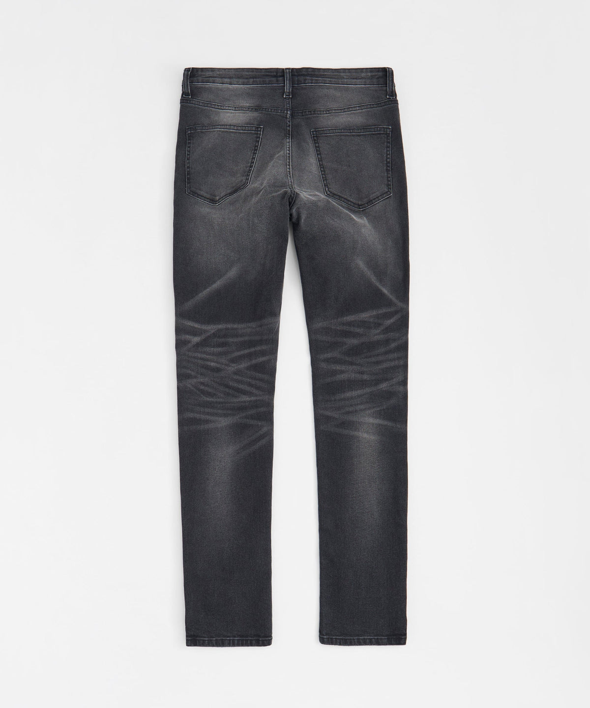 Reason Clothing Essential | Shadow Wash Distressed Skinny Jean - Black