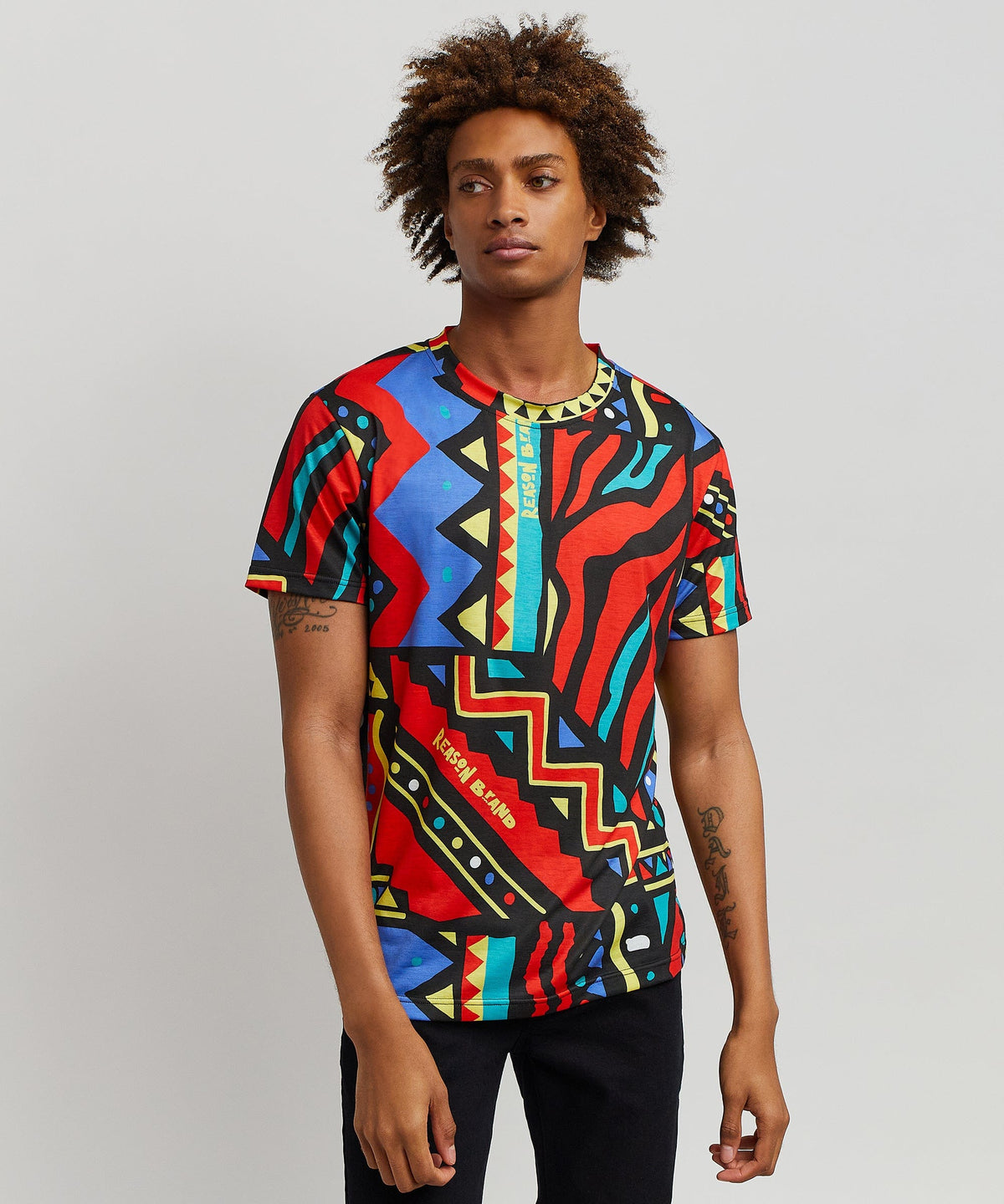 Reason Clothing Everyday | Unity Allover Geometric Print Tee