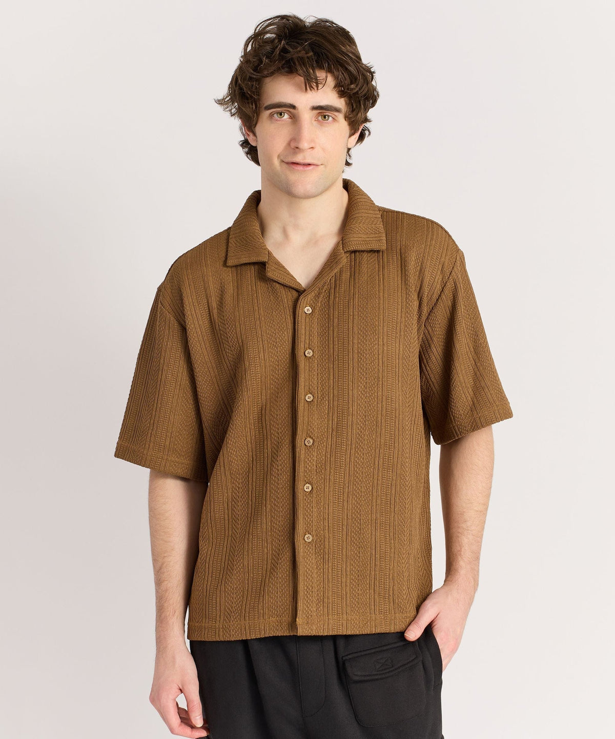 Reason Clothing Essential | Jacquard Knit Shirt