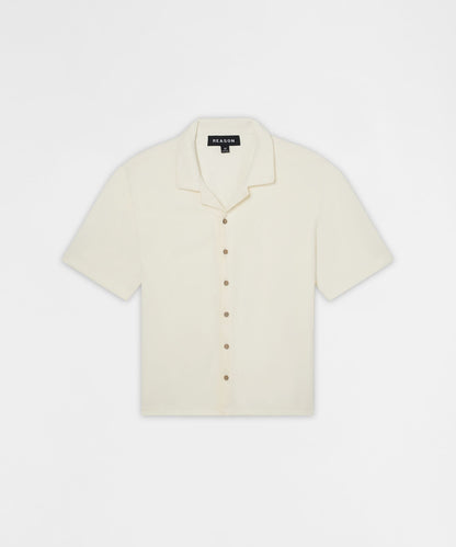 Reason Clothing New | Textured Knit Shirt - Beige