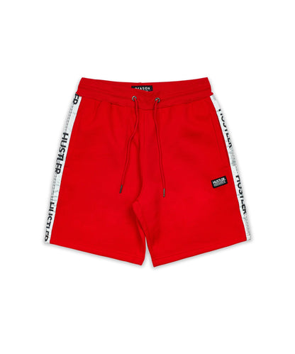 Reason Clothing Premium | Hustler Side Taped Short - Red
