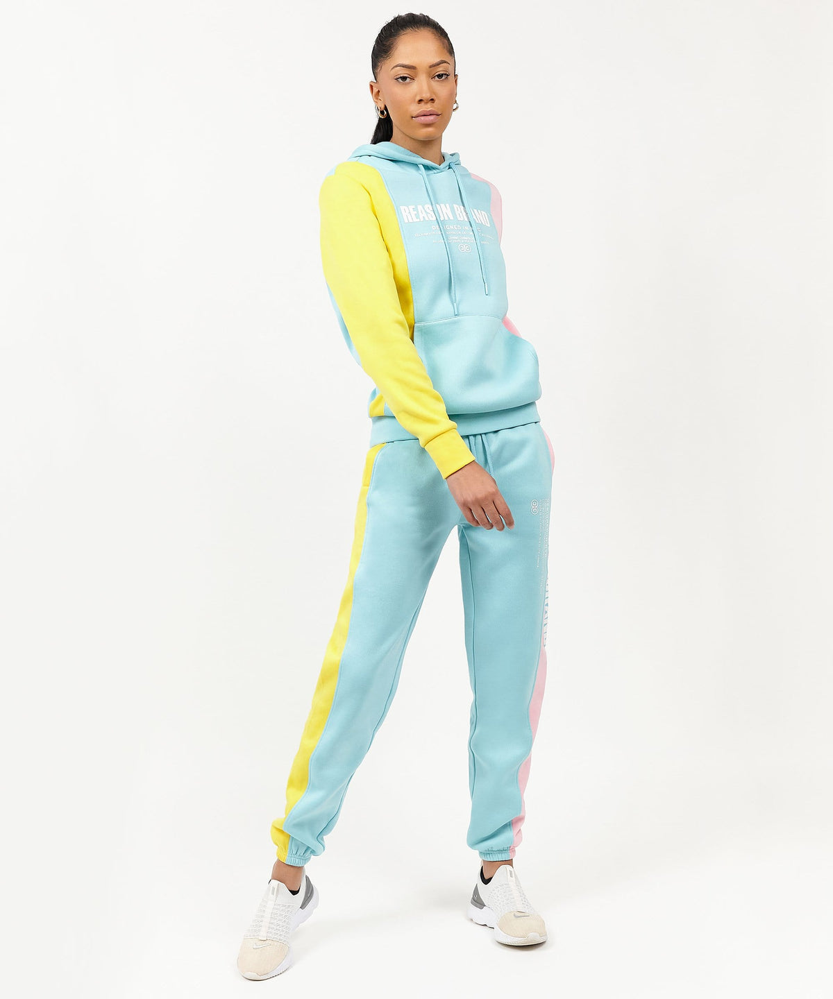 Reason Clothing Deals | Womens Blocked Hoodie