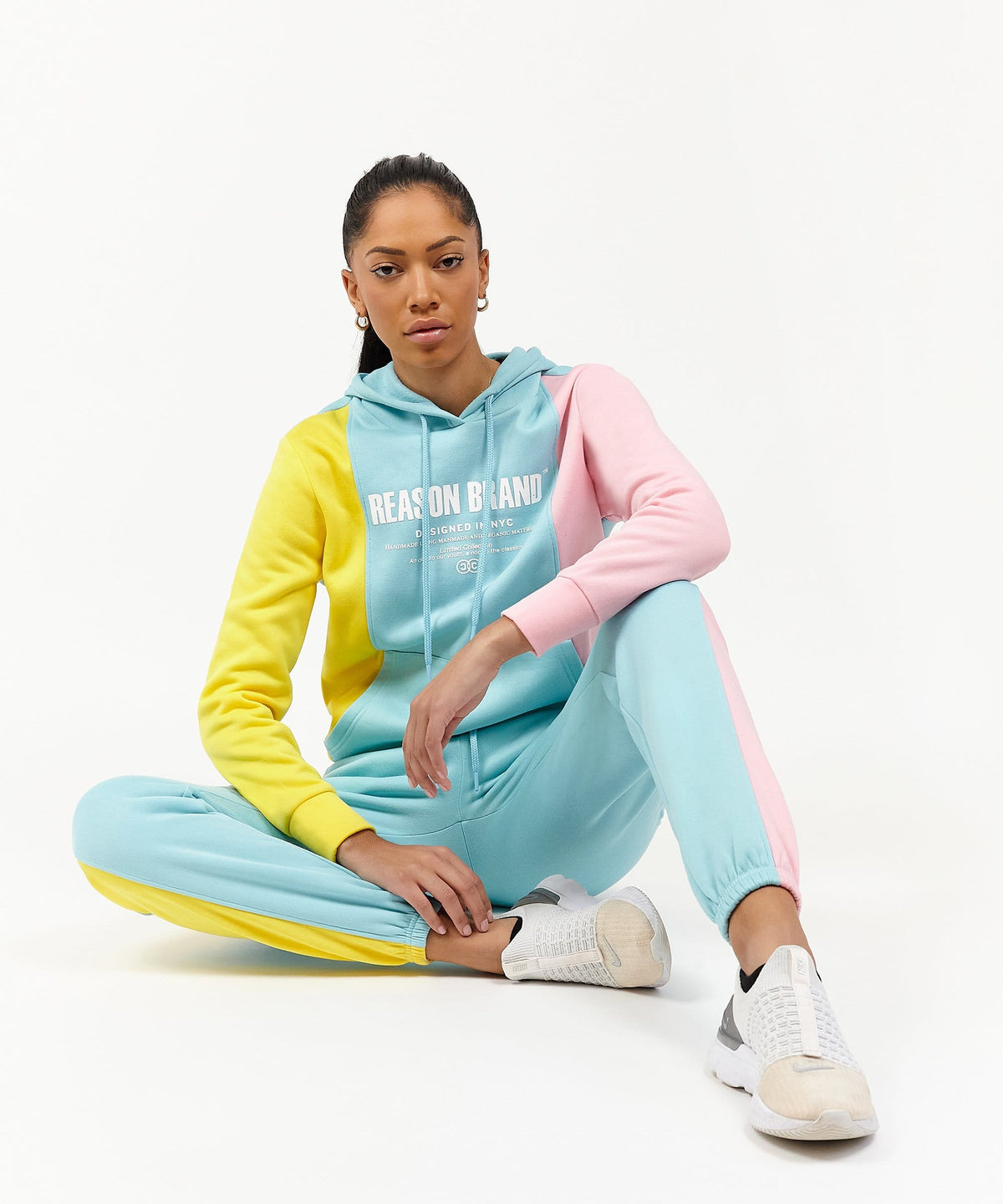 Reason Clothing Deals | Womens Blocked Hoodie