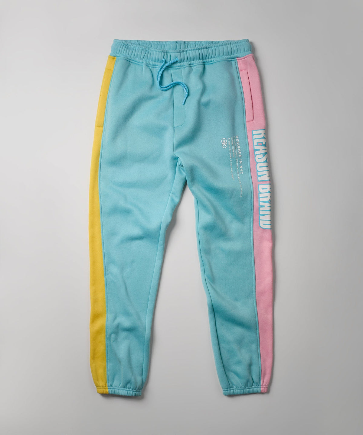 Reason Clothing Quality | Blocked Pastel Logo Jogger