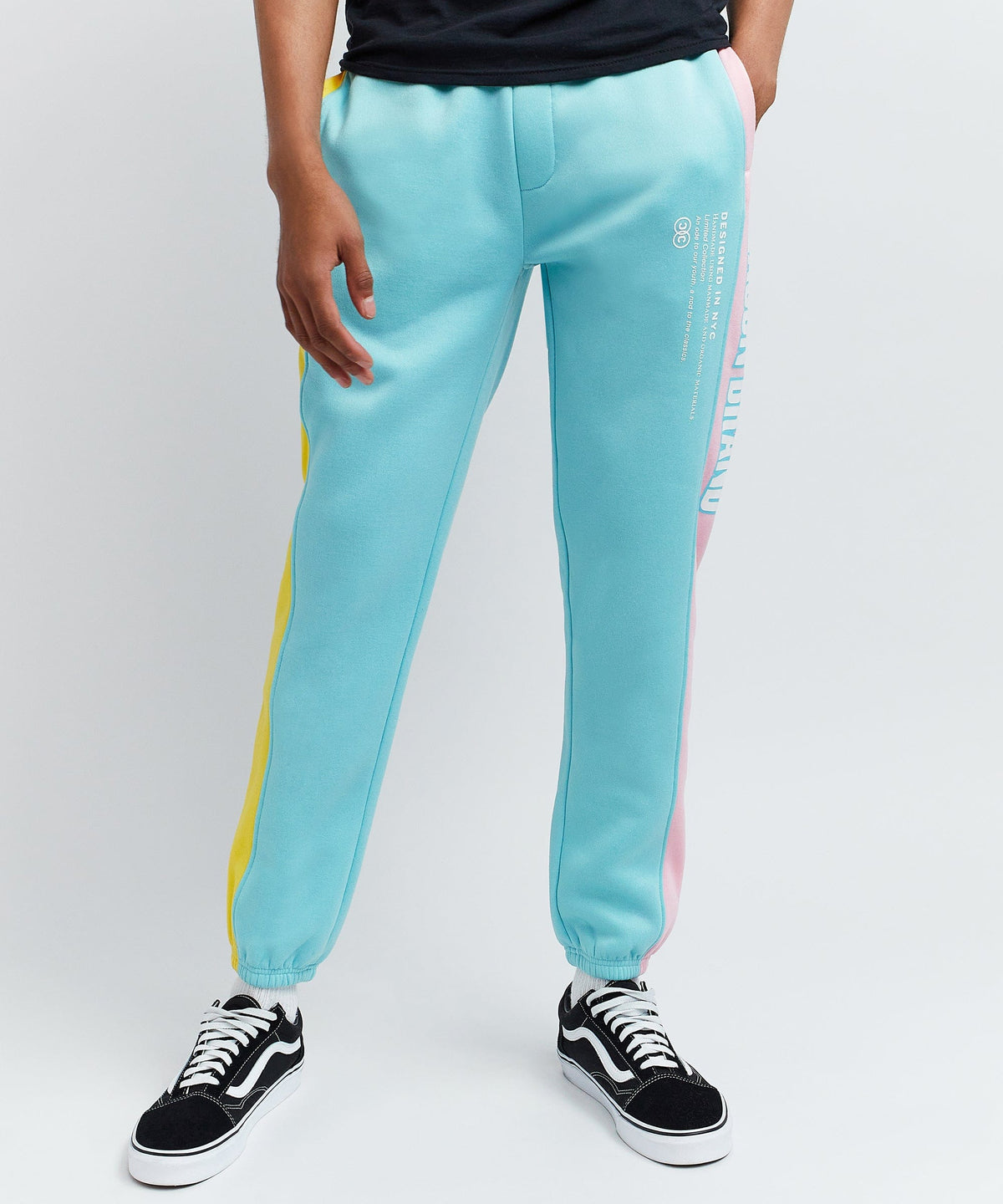 Reason Clothing Quality | Blocked Pastel Logo Jogger