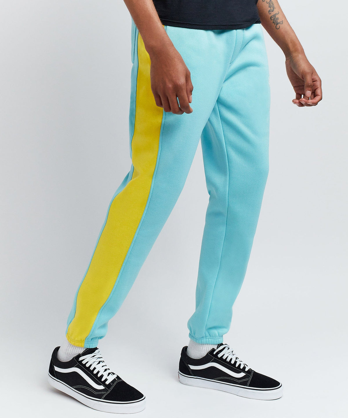 Reason Clothing Quality | Blocked Pastel Logo Jogger