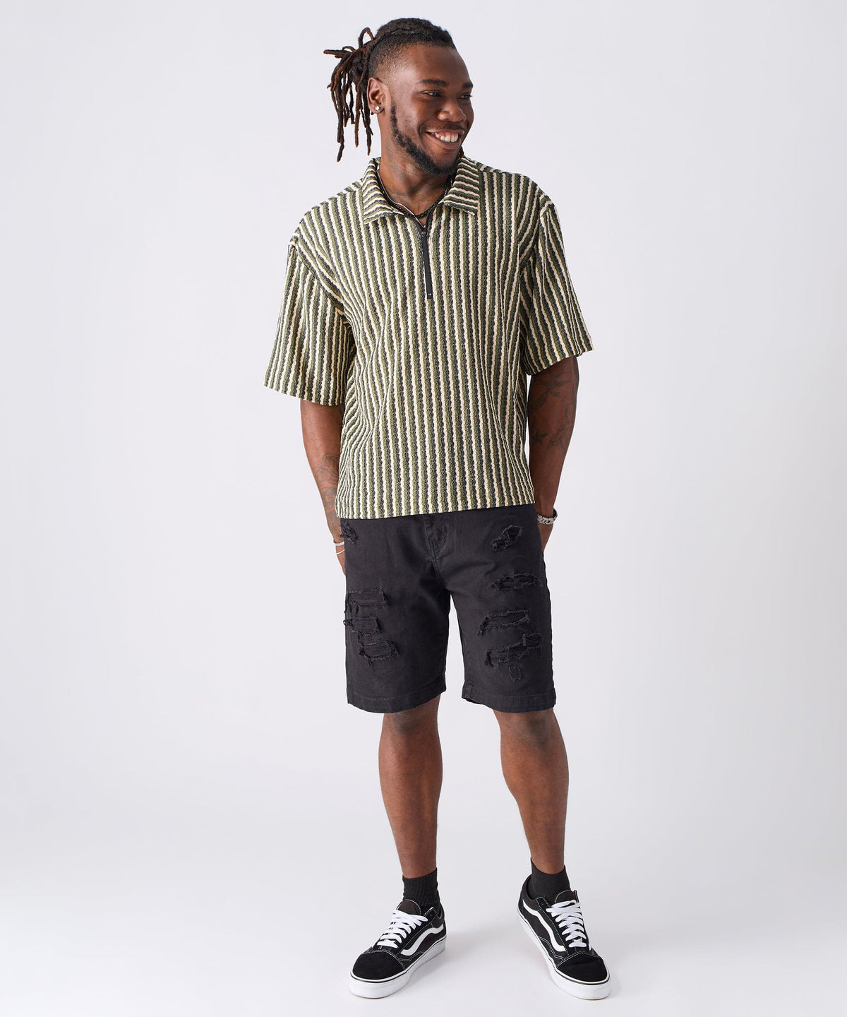Reason Clothing Signature | Striped Shirt