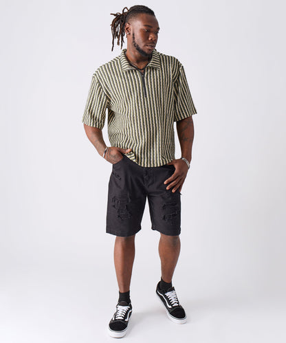 Reason Clothing Signature | Striped Shirt