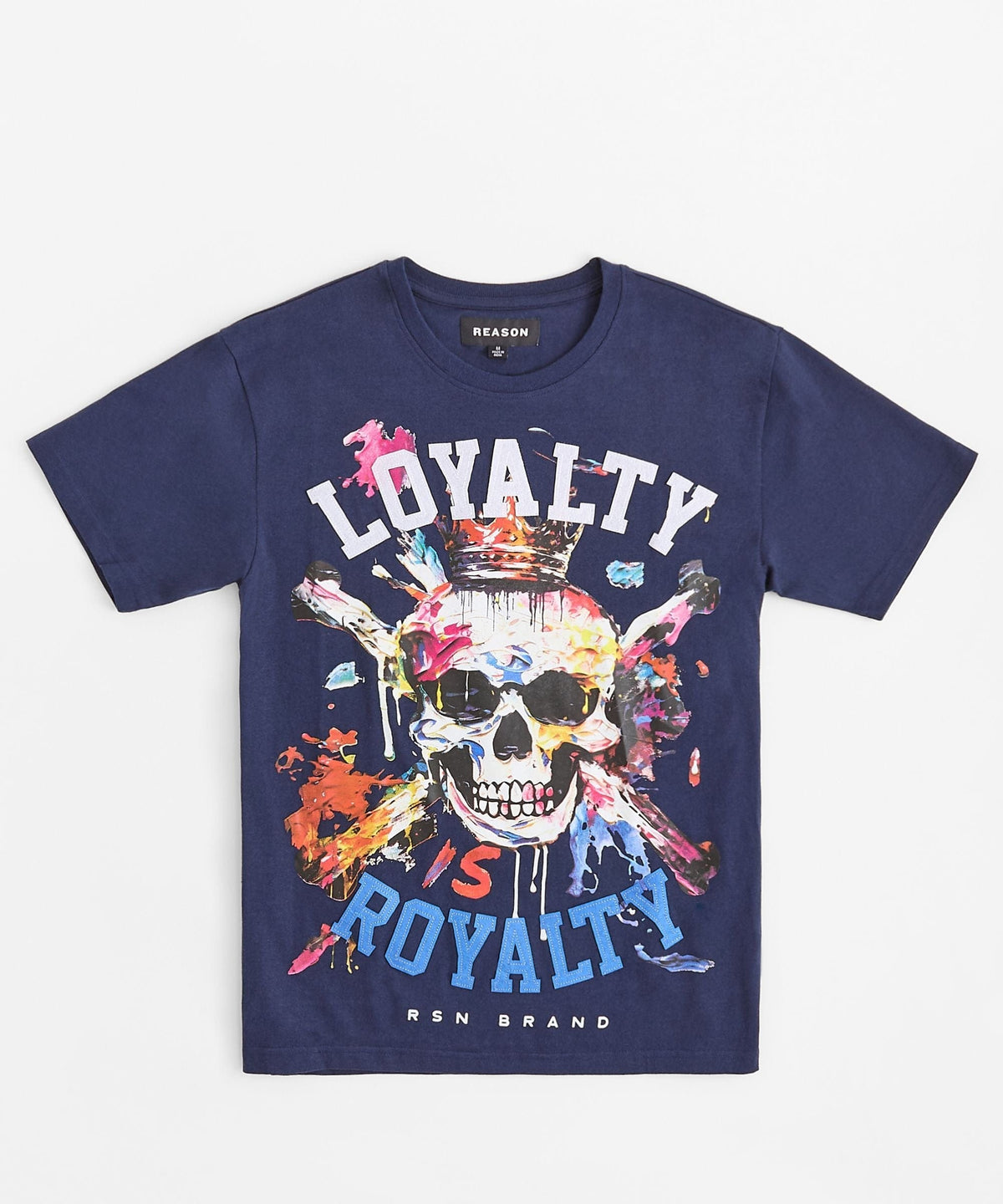 Reason Clothing Essential | Plus Size Loyalty Tee - Navy