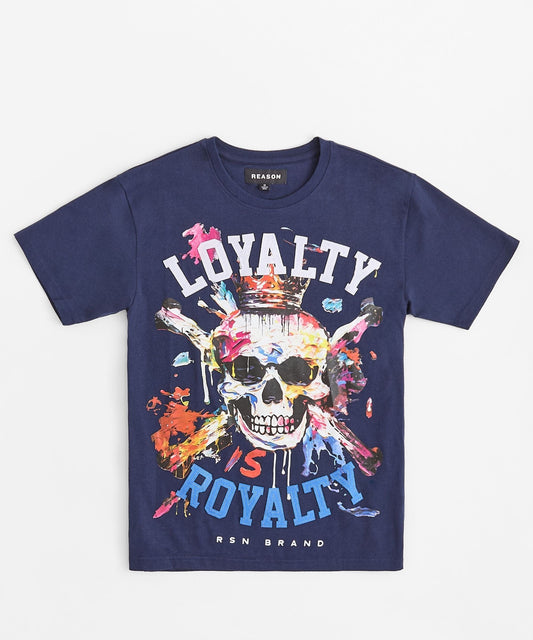 Reason Clothing Essential | Plus Size Loyalty Tee - Navy