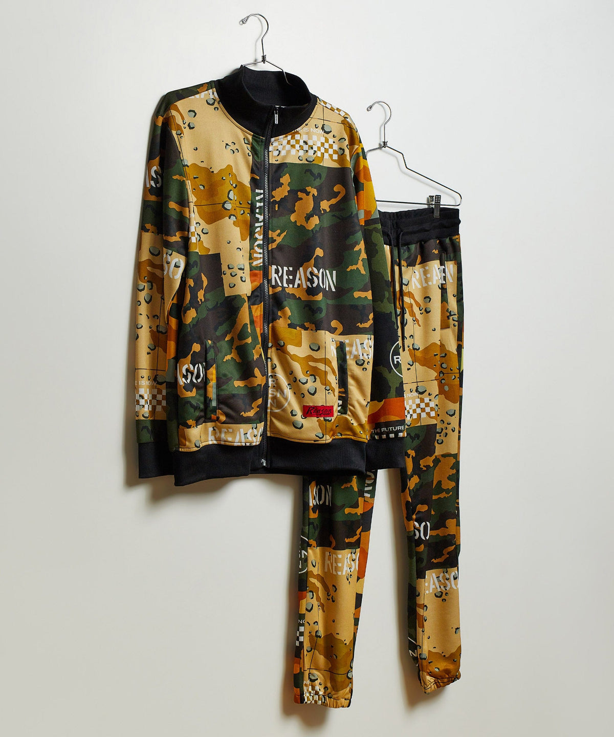 Reason Clothing Customer Favorite | Multi Allover Camo Mixed Print Track Set
