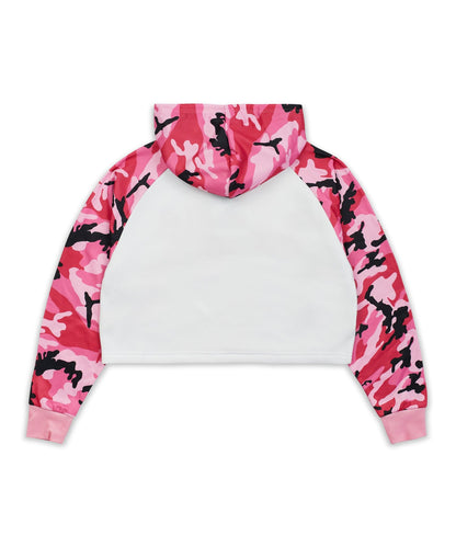 Reason Clothing Trusted | Baddie Camo Crop Hoodie