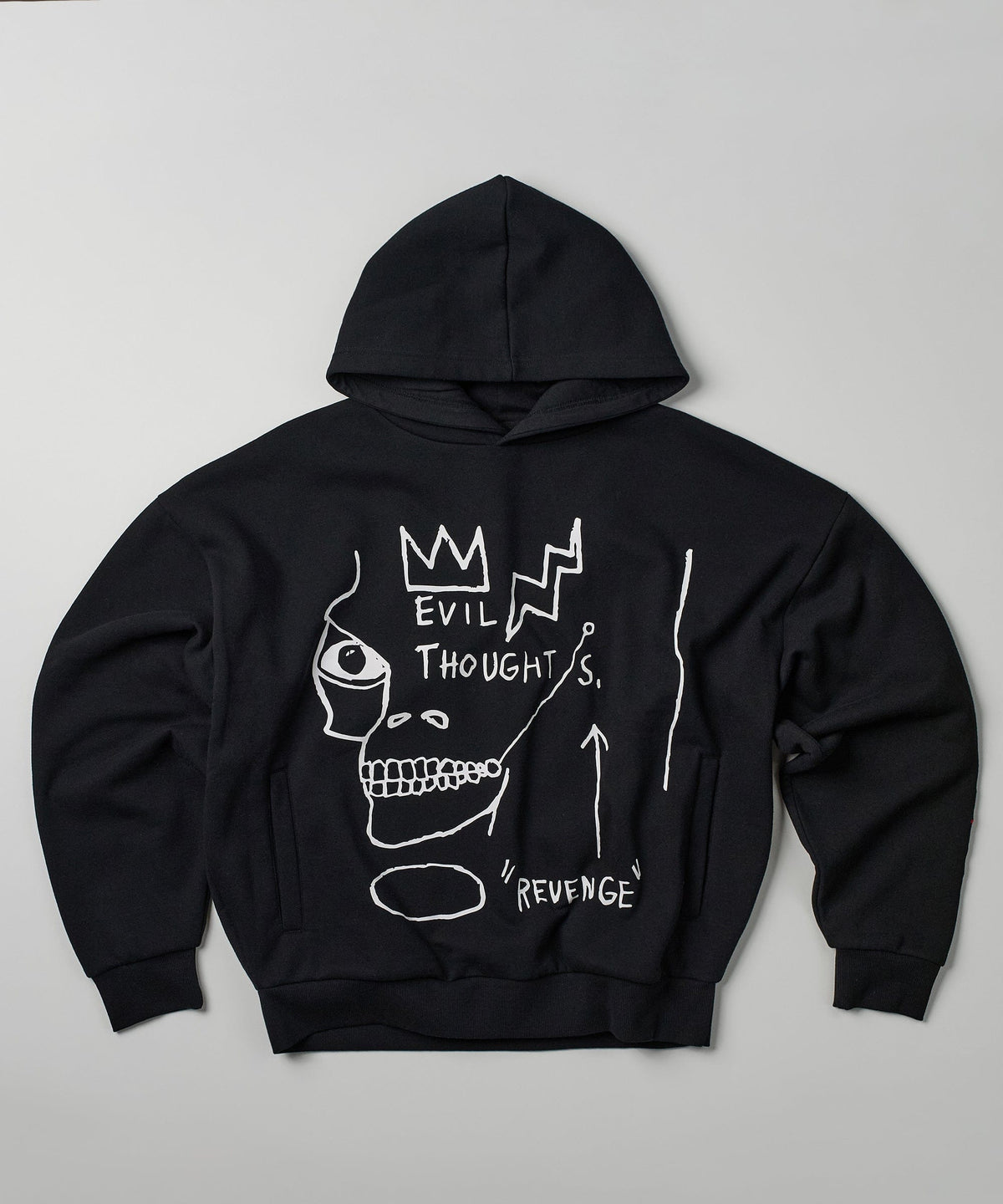 Reason Clothing Best Price | Basquiat Evil Thoughts Hoodie