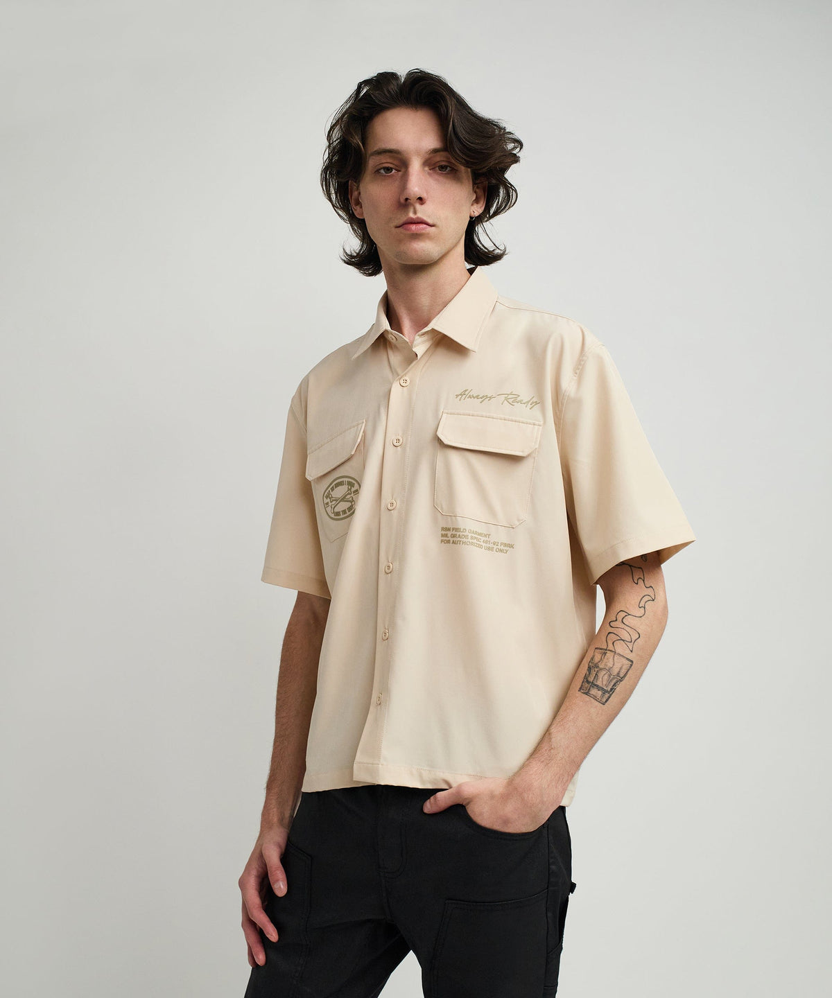 Reason Clothing Trending | Bridges Cargo Utility Shirt