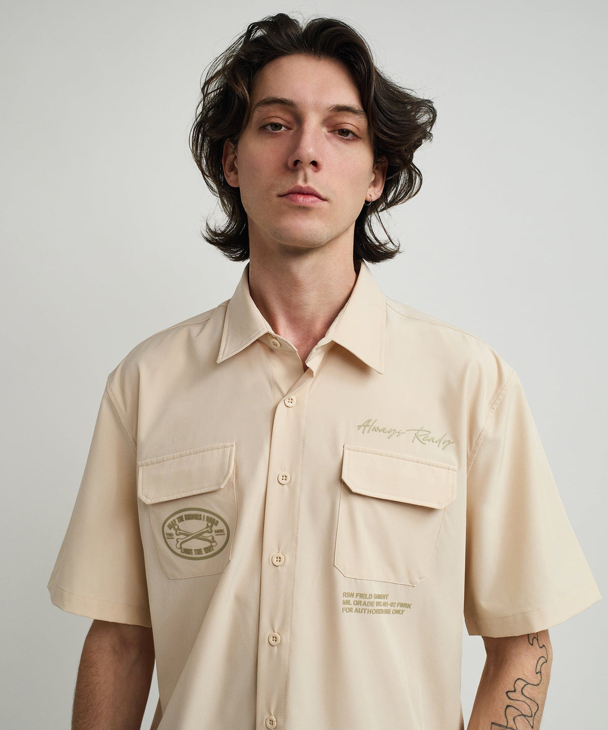 Reason Clothing Trending | Bridges Cargo Utility Shirt
